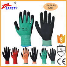 Foam Nitrile Coated Cut Resistant Safety Working Gloves